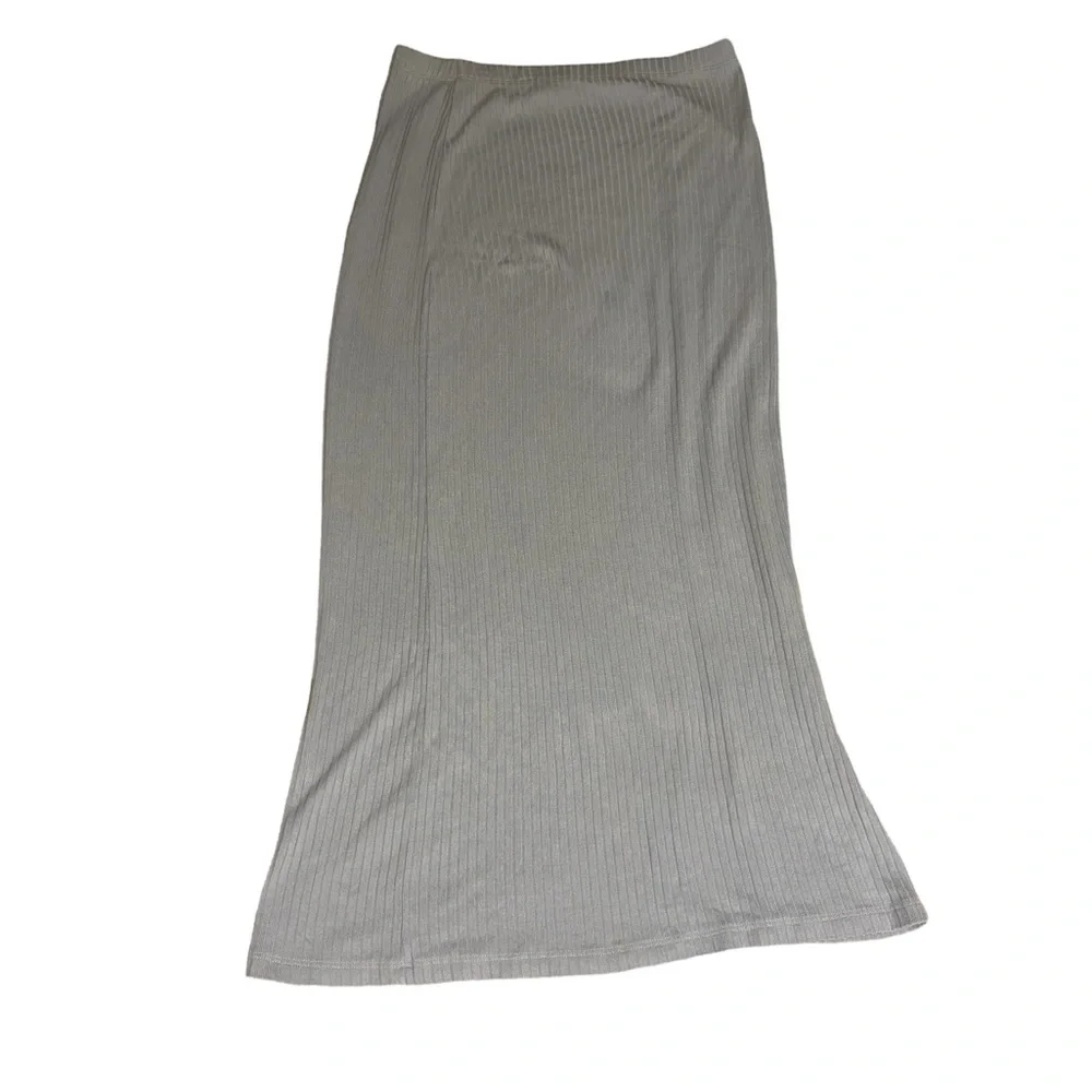 Reformation ribbed skirt in baby blue size M - Picture 1 of 4